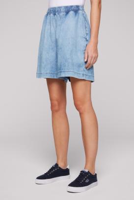 Jeans Shorts mit Wascheffekten