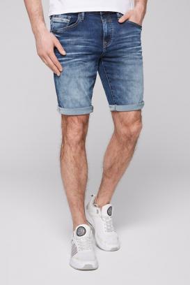 Skater Jeans Shorts DA:VD mit Used-Optik