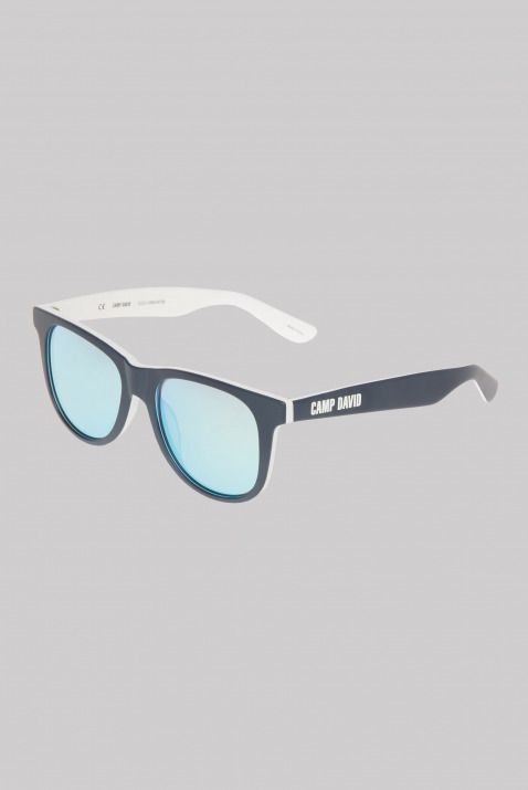 Sonnenbrille mit Vollrandfassung Farbe : blue / white ,  Größe:  none