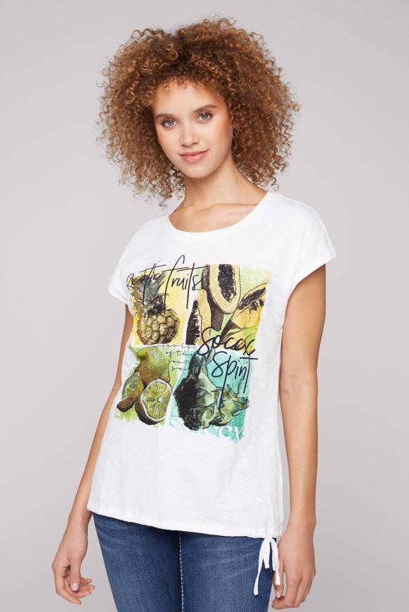 Ärmelloses Shirt mit Tunnelzugsaum