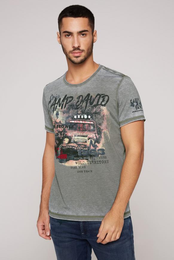 Ausbrenner-Shirt mit Photoprint