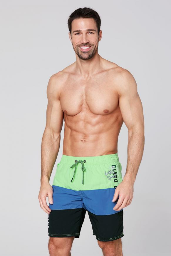 Badehose mit Colour-Blocking