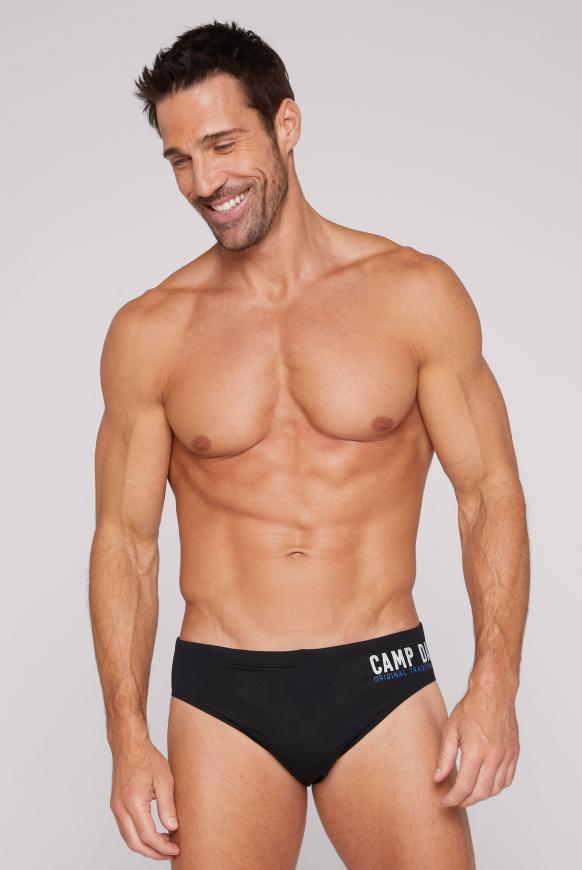 Badehose mit Logo Print