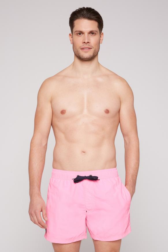 Badeshorts mit Logo Print hinten