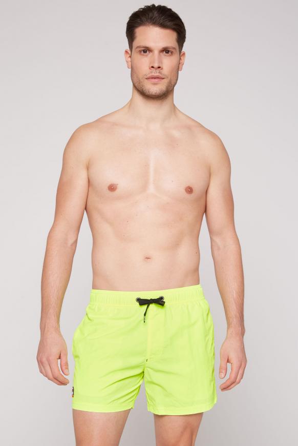 Badeshorts mit Logo Print hinten