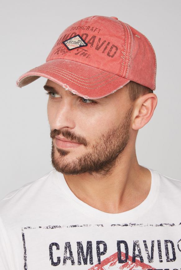 Base Cap mit Artwork und Used-Optik