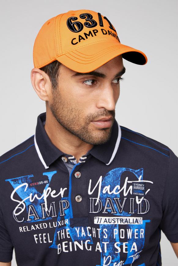 Base Cap Stone Washed mit Artwork