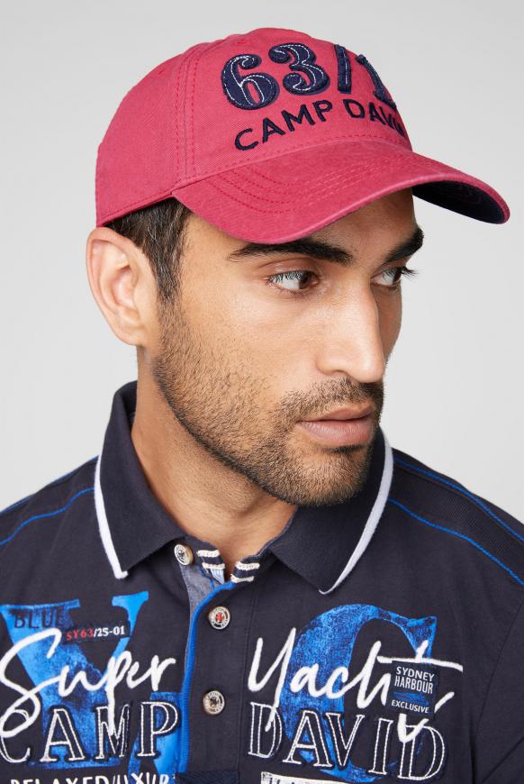 Base Cap Stone Washed mit Artwork