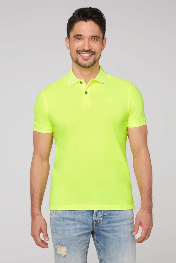 Basic Kurzarmpolo aus Pikee