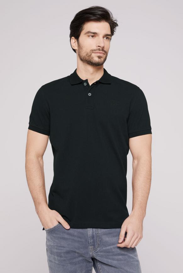 Basic Kurzarmpolo aus Pikee