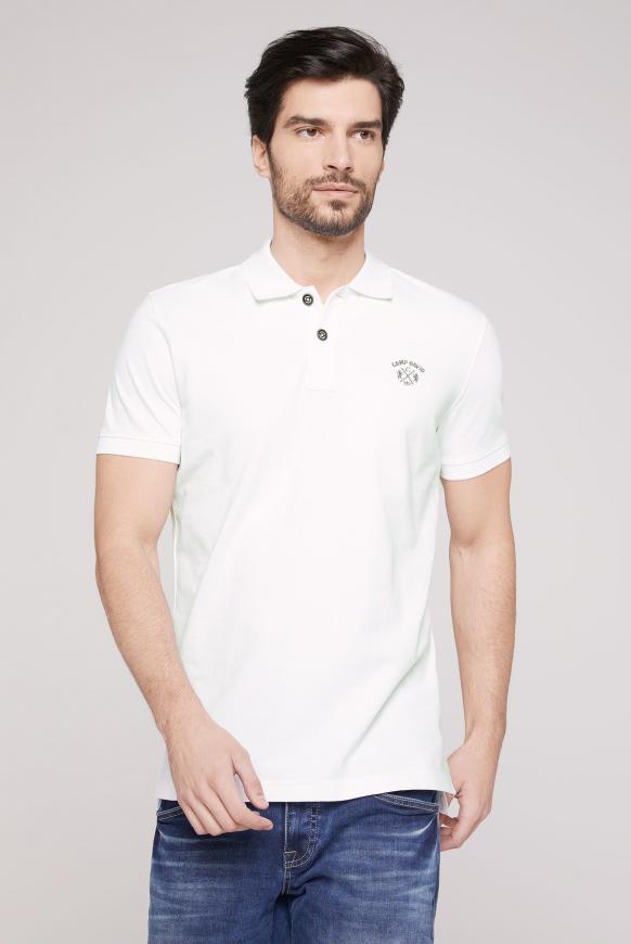 Basic Kurzarmpolo aus Pikee