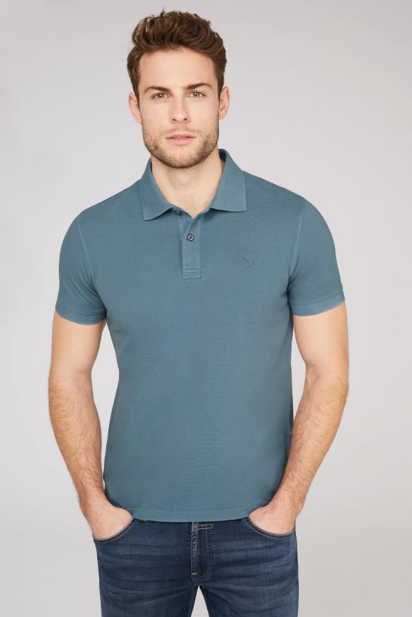 Basic Kurzarmpolo aus Piquee
