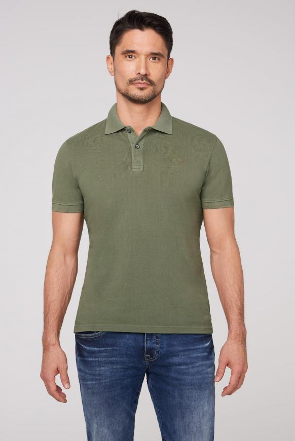 Basic Kurzarmpolo aus Piquee