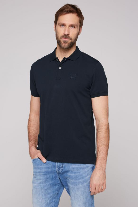 Basic Pikee-Polo mit Logo-Stickerei