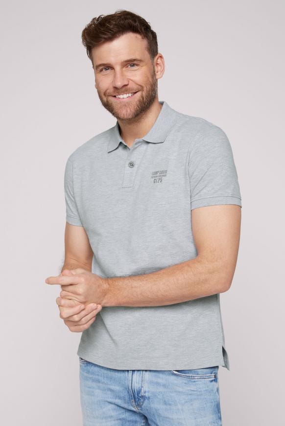 Basic Pikee-Polo mit Logo-Stickerei