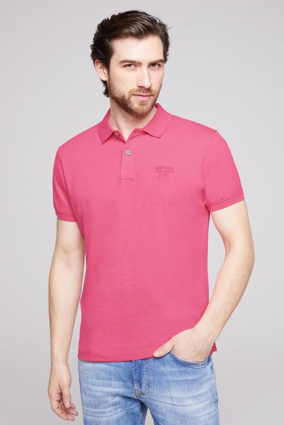 Basic Pikee-Polo mit Logo-Stickerei