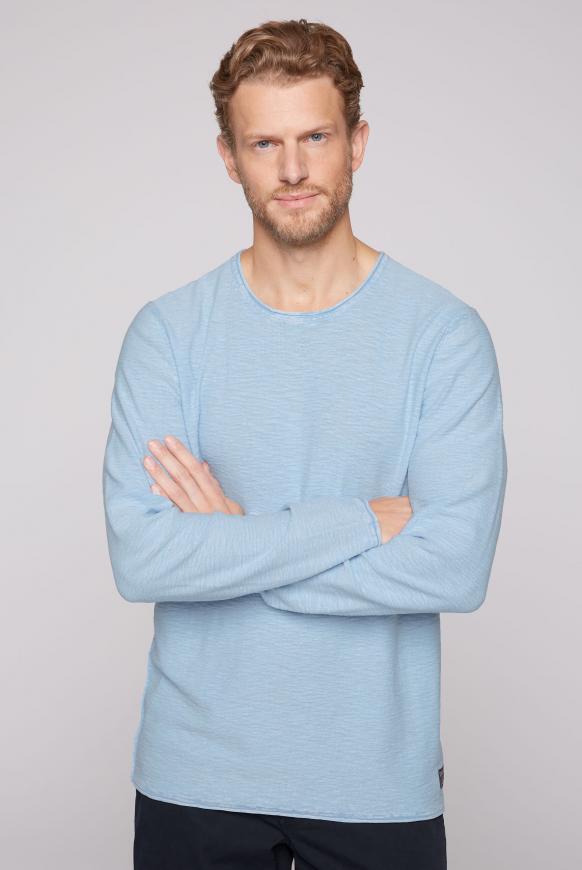 Basic Pullover in Linksstrick