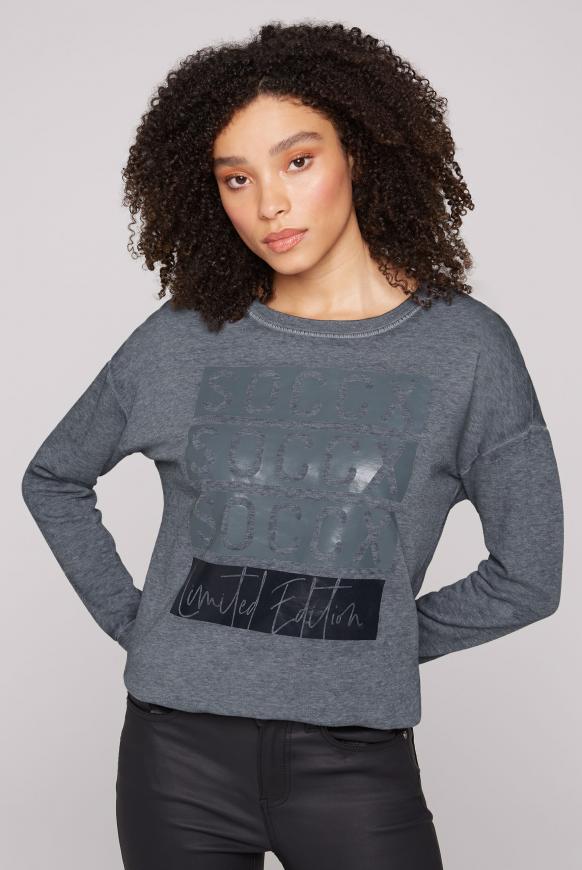 Basic Sweatshirt mit Logo Artwork