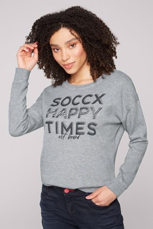 Basic Sweatshirt mit Logo Artwork