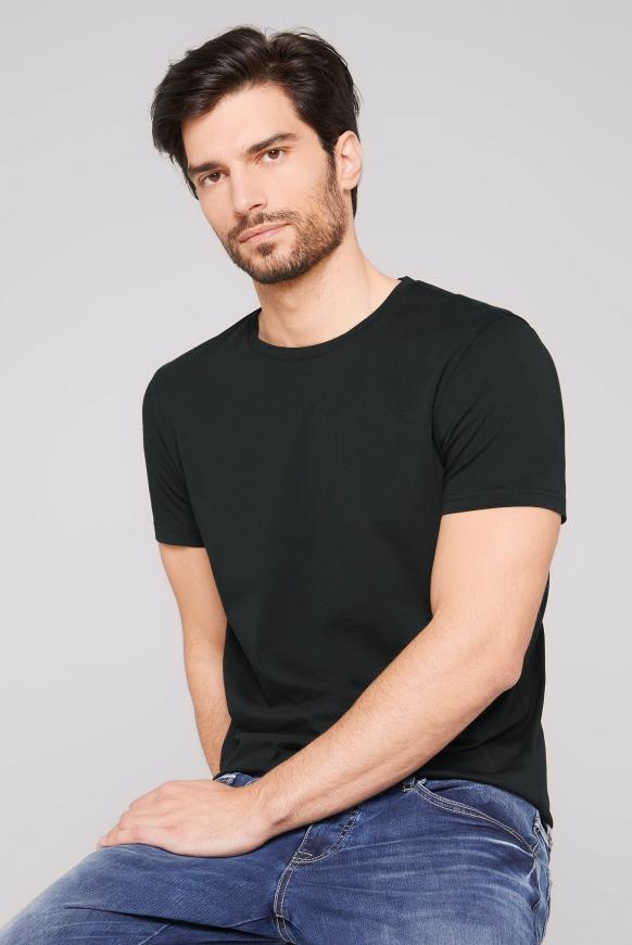 Basic T-Shirt mit Rundhalsausschnitt black