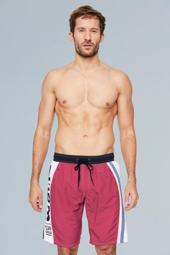 Beachshorts mit Colour-Design und Print