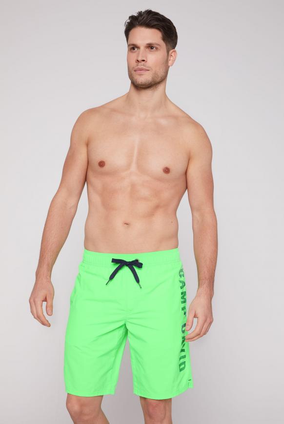 Beachshorts mit Logo Print