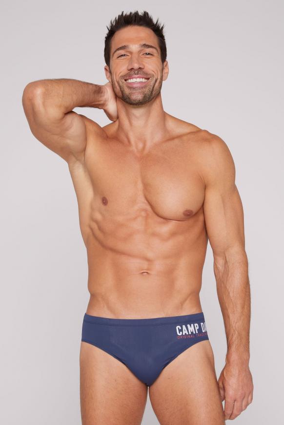 Beachslip mit Logo Print