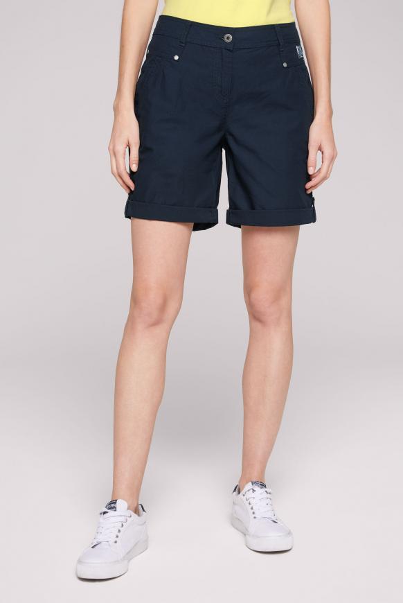 Bermuda-Shorts mit Turn-Up-Saum