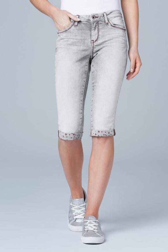 Bermudas Jeans RO:MY mit bedruckter Innenseite