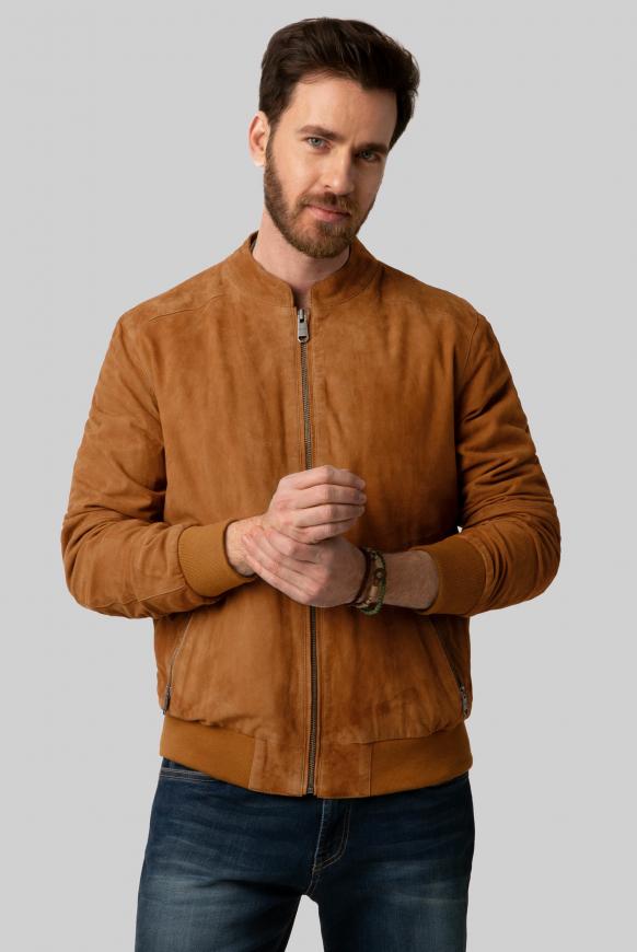 Blouson aus Veloursleder