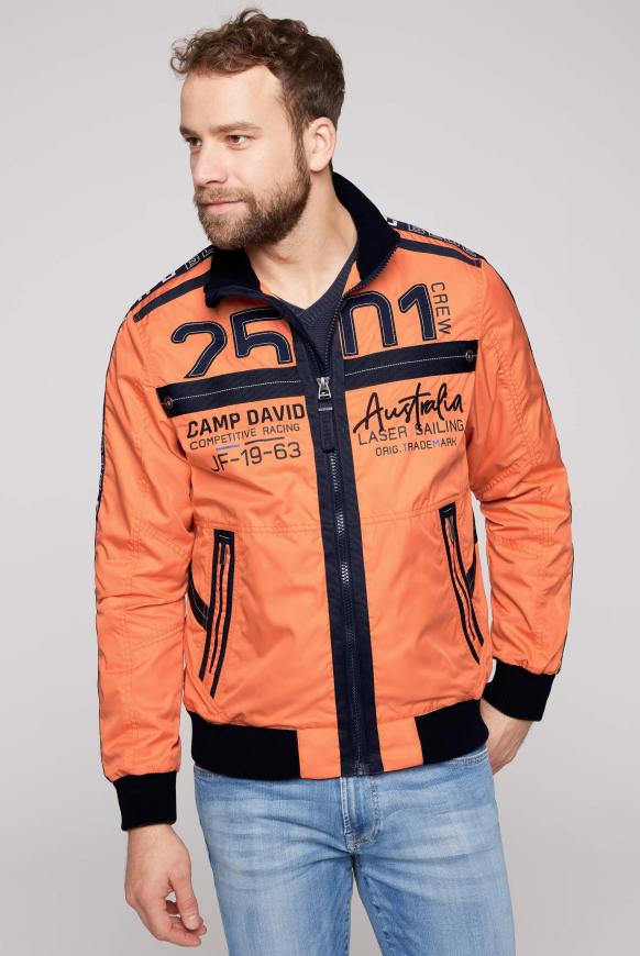 Blouson mit Logo-Tapes und Artworks