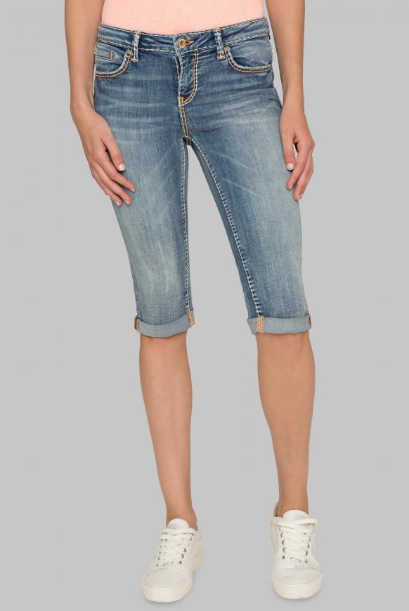 Blue Used Capri Denim RO:MY