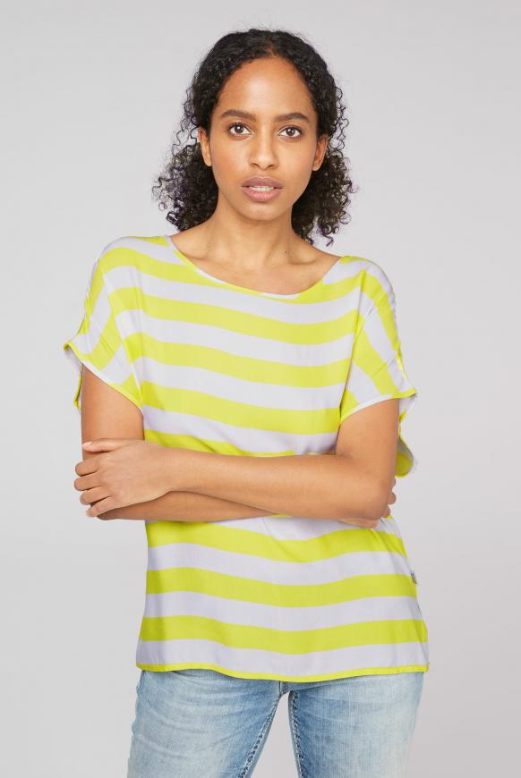 Blusenshirt mit Streifenmuster