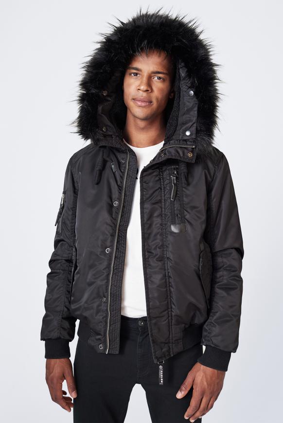 BOS-TON Bomberjacke mit Kapuze