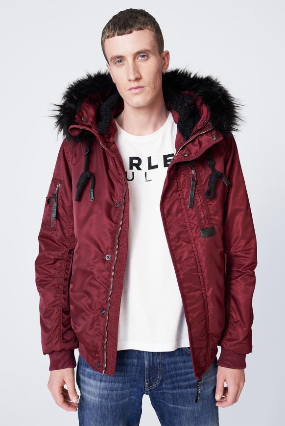 BOS-TON Bomberjacke mit Kapuze