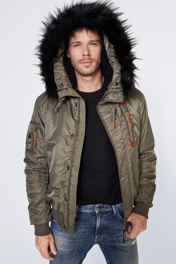 BOS-TON Bomberjacke mit Kapuze