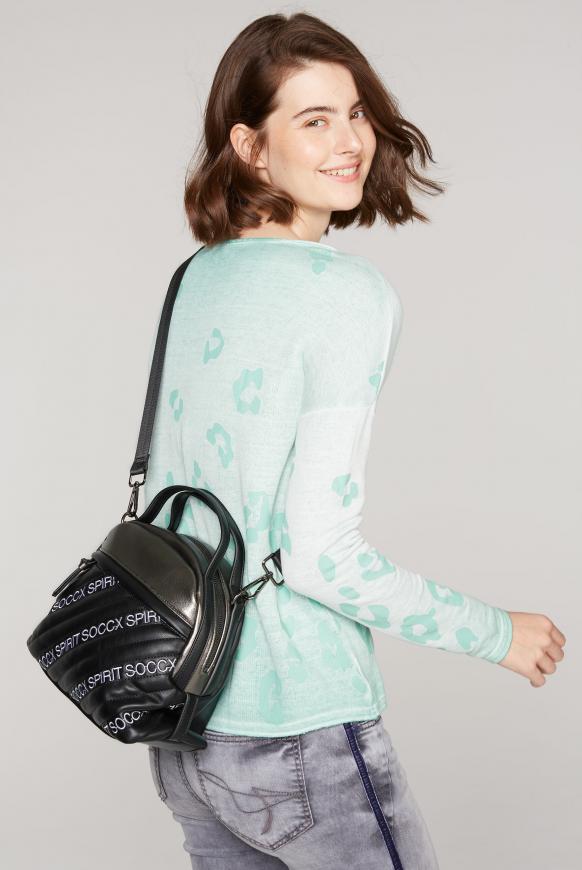Bowling Bag mit gesteppter Front und Logos