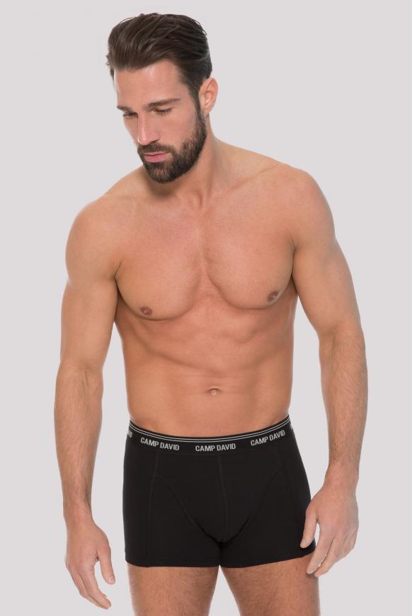 Boxershorts mit Logo-Bund black