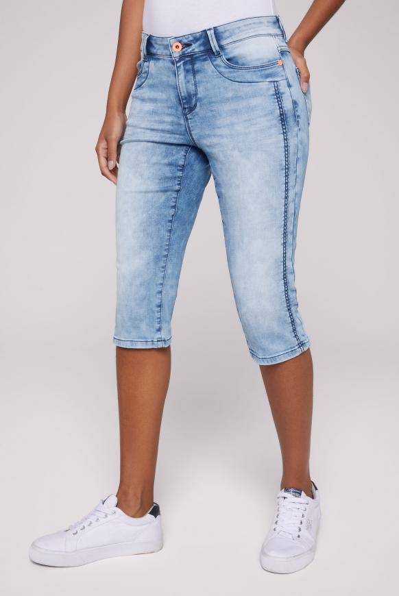 Capri Jeans CH:AR aus Sweatmaterial jogg blue vintage