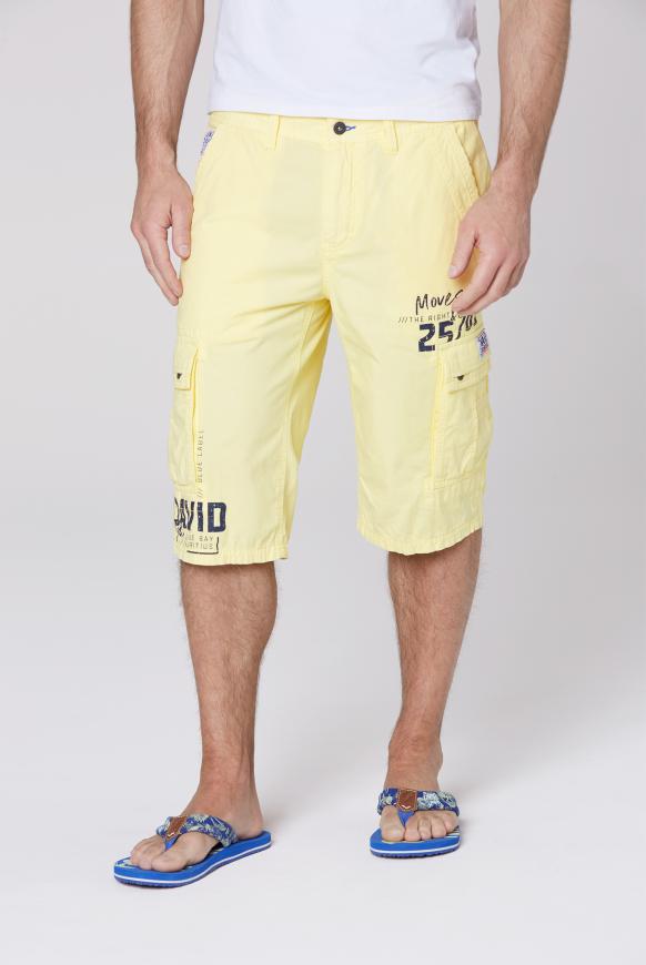 Cargo Bermuda mit Ribstop-Struktur