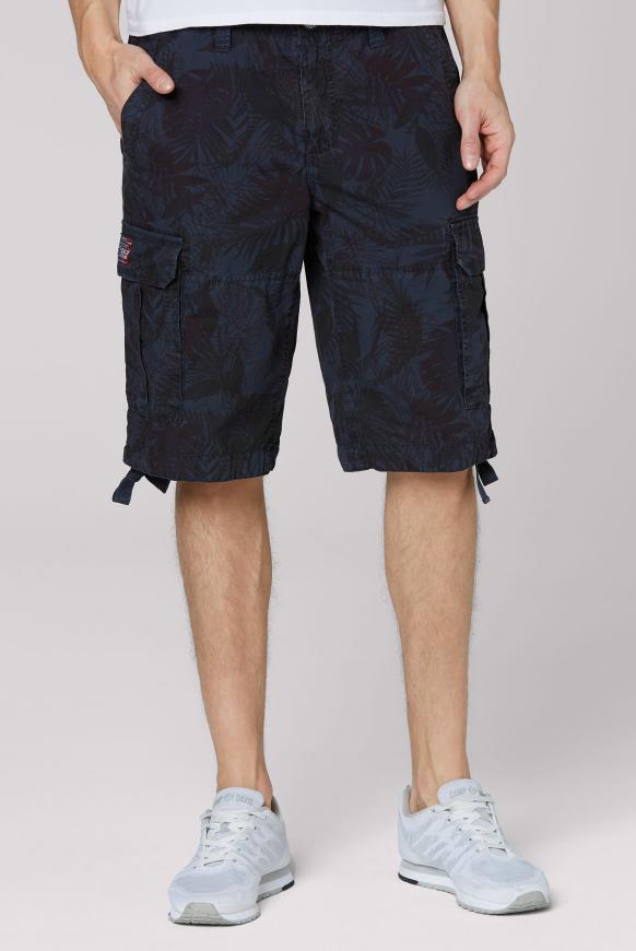 Cargo Shorts mit All Over Print