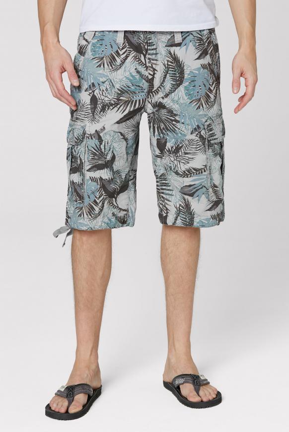 Cargo Shorts mit All Over Print