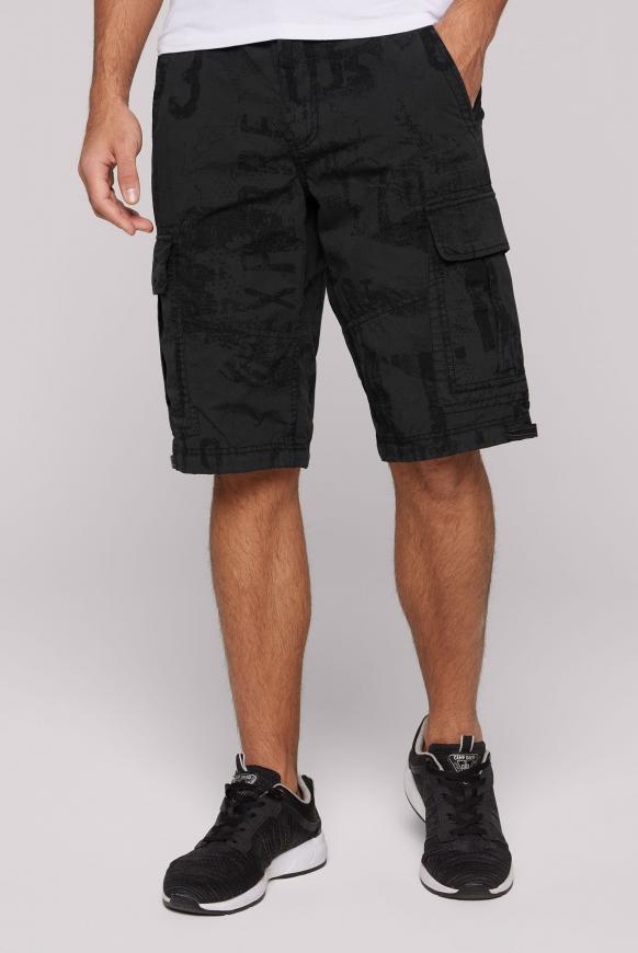 Cargo Shorts mit All Over Print