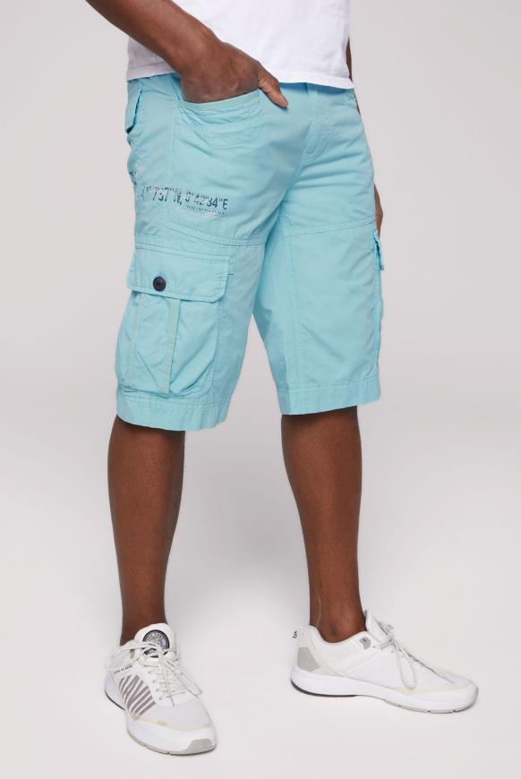 Cargo Shorts mit Tapes und Label Prints