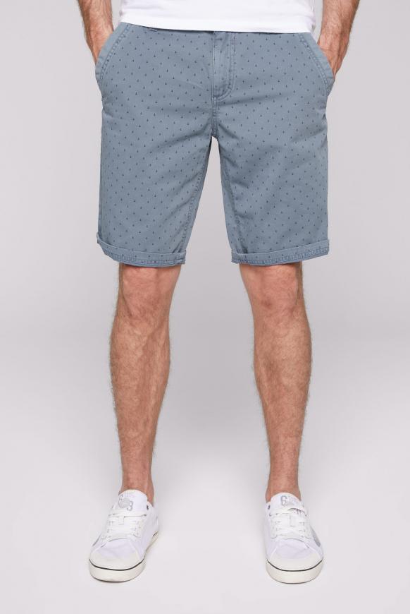 Chino Shorts mit All Over Print