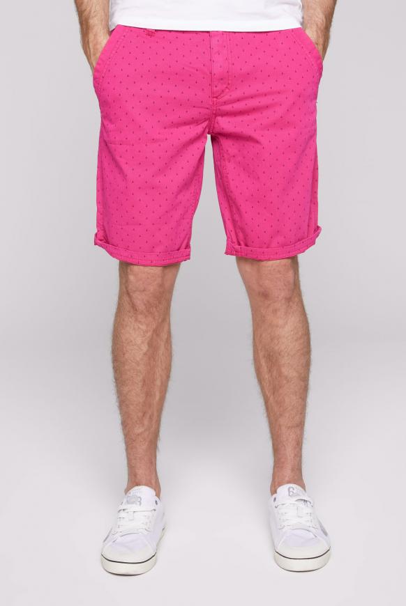 Chino Shorts mit All Over Print