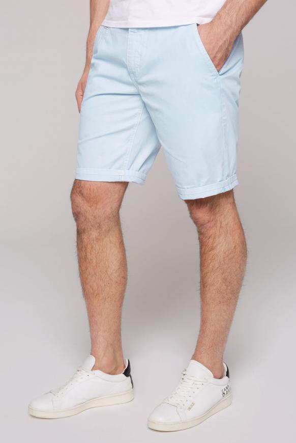 Chino Shorts mit Turn-Up-Saum summer blue