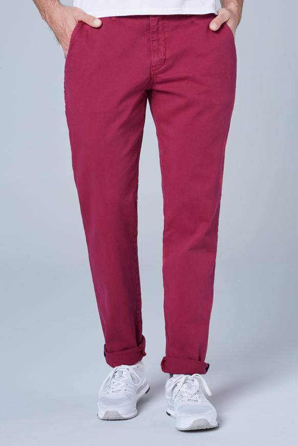 Chinohose mit gewaschener Optik