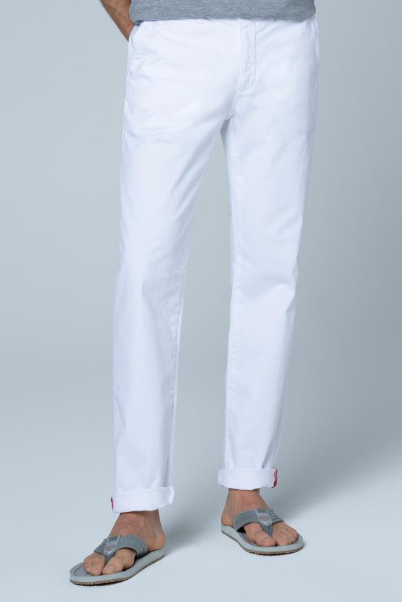 Chinohose mit gewaschener Optik