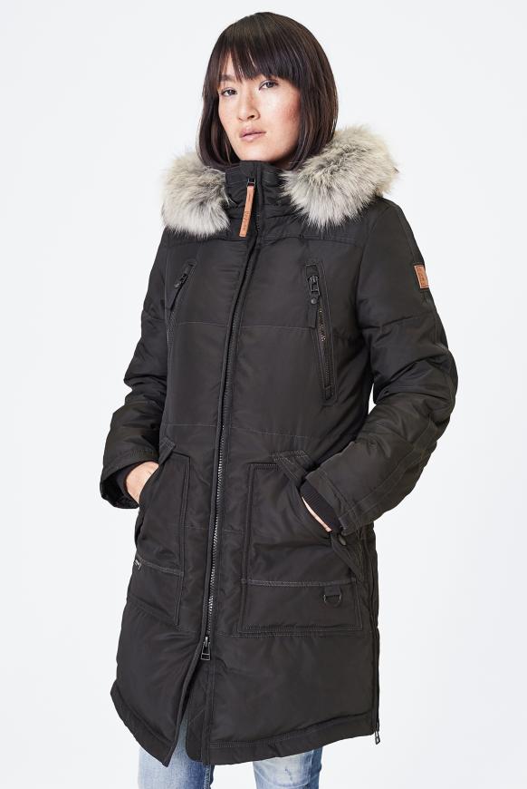 CIN-DY Stepp-Parka mit Kapuze